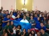 XVII Caminhada Jovem - Teresópolis - foto com padre Agnaldo -